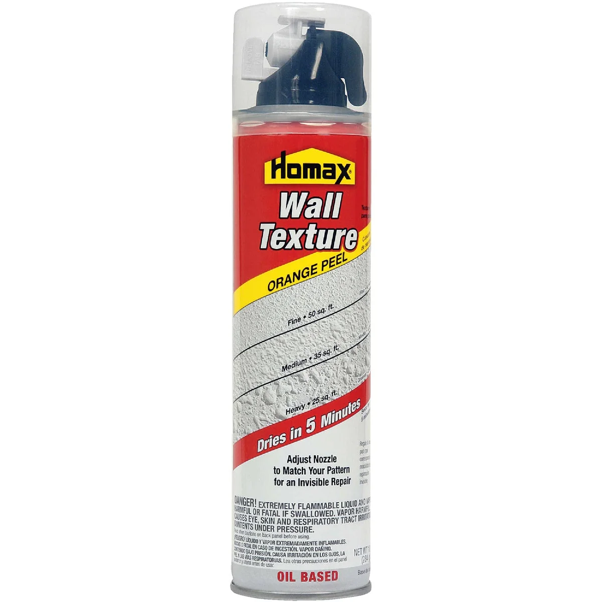 Breathable Homax White 10 Oz. Orange Peel and Splatter Spray Texture Quality