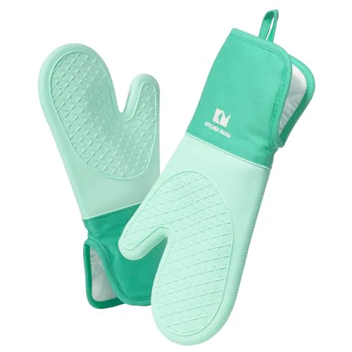 Expertly Made UltraShield Silicone Oven Mitts 2 Count User-Friendly