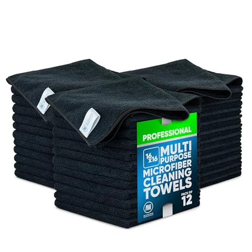 Reusable MW Pro Microfiber Cleaning Cloth 36 Count User-Friendly