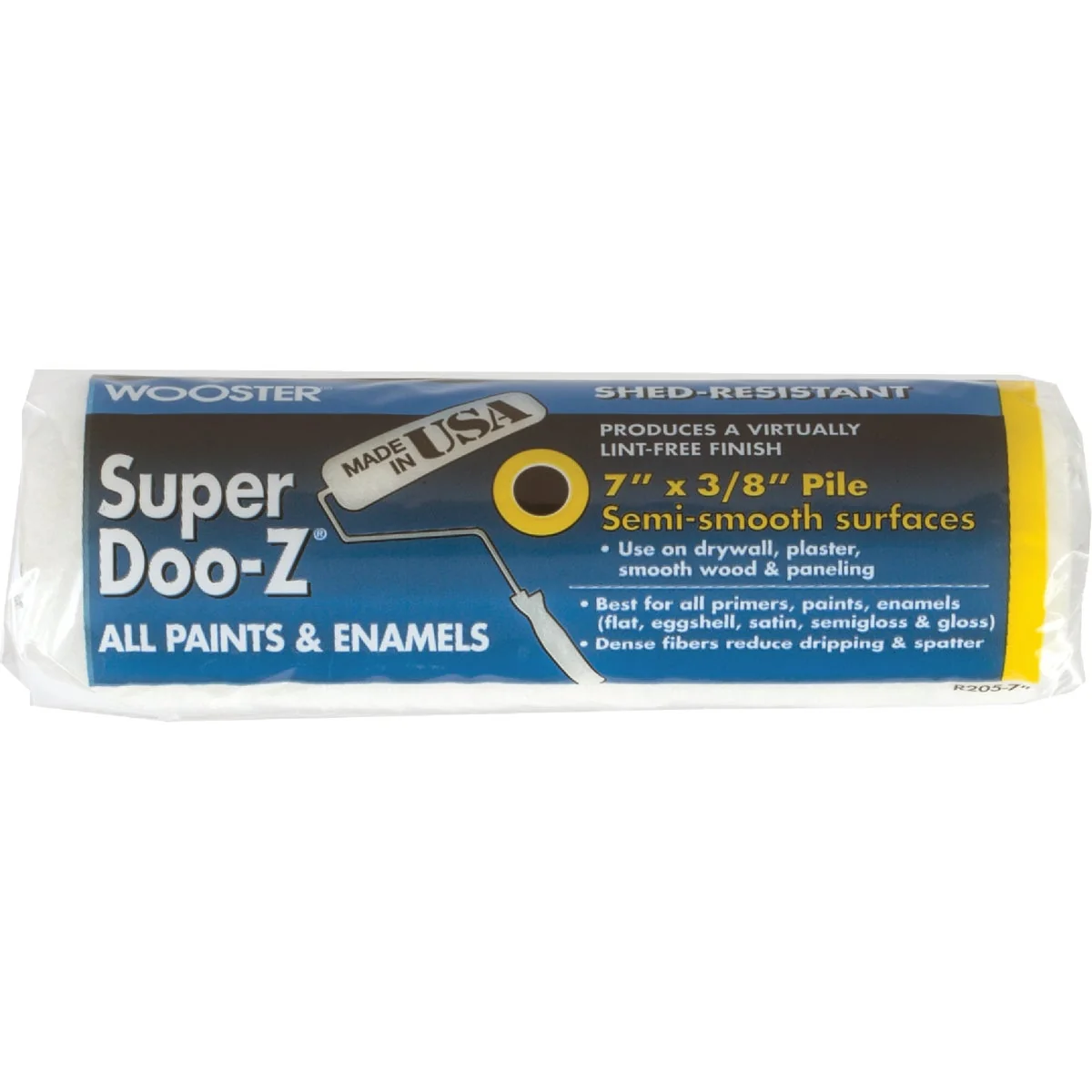 Quality Wooster Super Doo-Z 7 In. x 3 8 In. Woven Fabric Roller Cover Outstanding