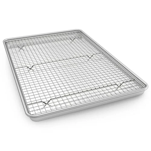 Advanced 24 Inch Baking Sheet Pans with Rack Set 2 Count Comfortable