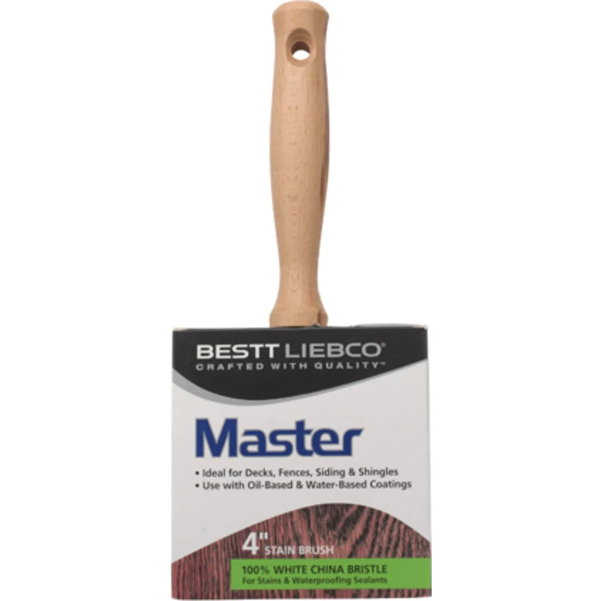 Clean t Liebco t Stainer 4 In. Tapered Stain Brush Soft