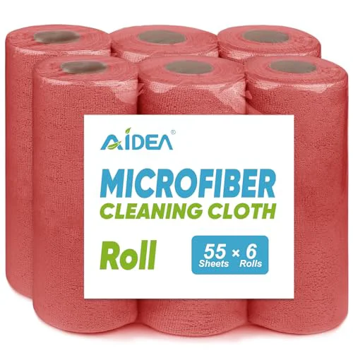 Long-Lasting Microfiber Cleaning Cloth 330 Count Breathable