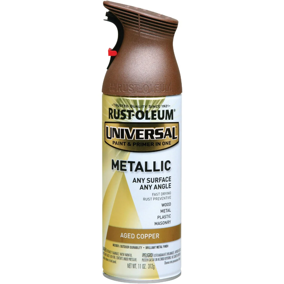 High-Grade Rust-Oleum Universal 11 Oz. Metallic Aged Copper Paint World-Class
