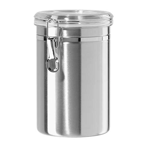 Casual Stainless Steel Kitchen Canister 62 fl oz Efficient