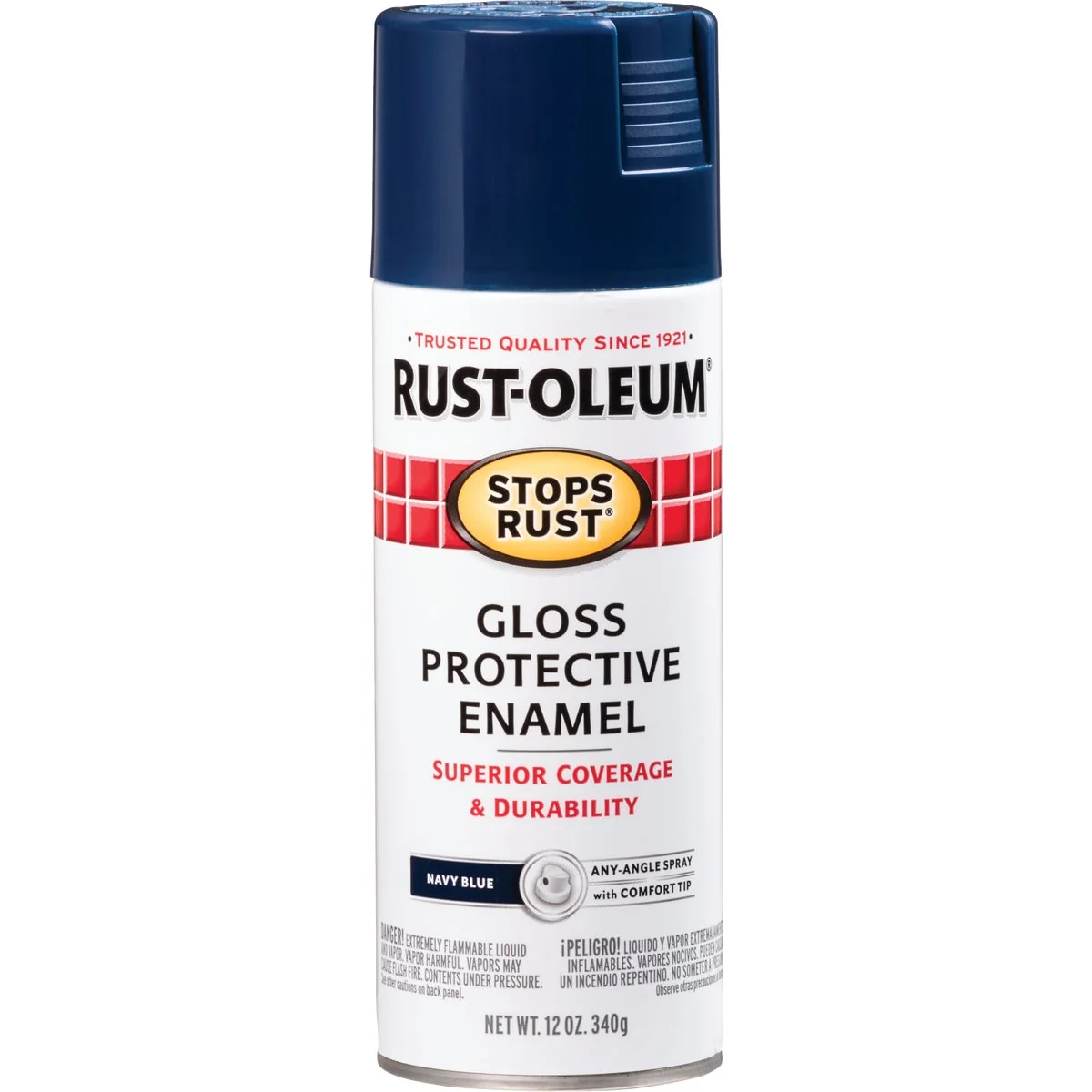 Artisan Rust-Oleum Stops Rust Navy Blue Gloss 12 Oz. Anti-Rust Spray Paint Smart