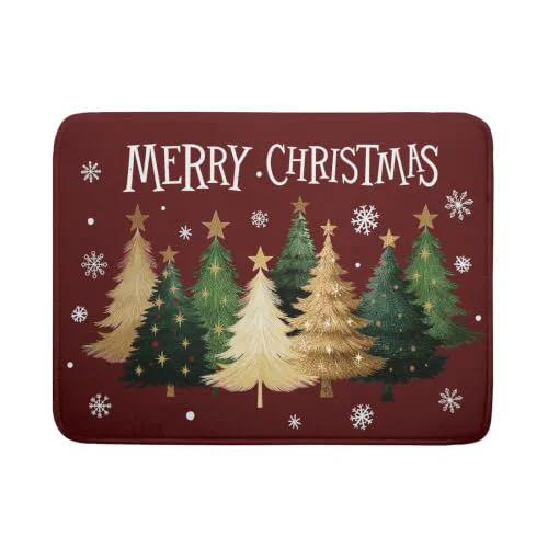 High-Grade Xmas Tree Red Dish Drying Mat for Kitchen Counter Prestigious