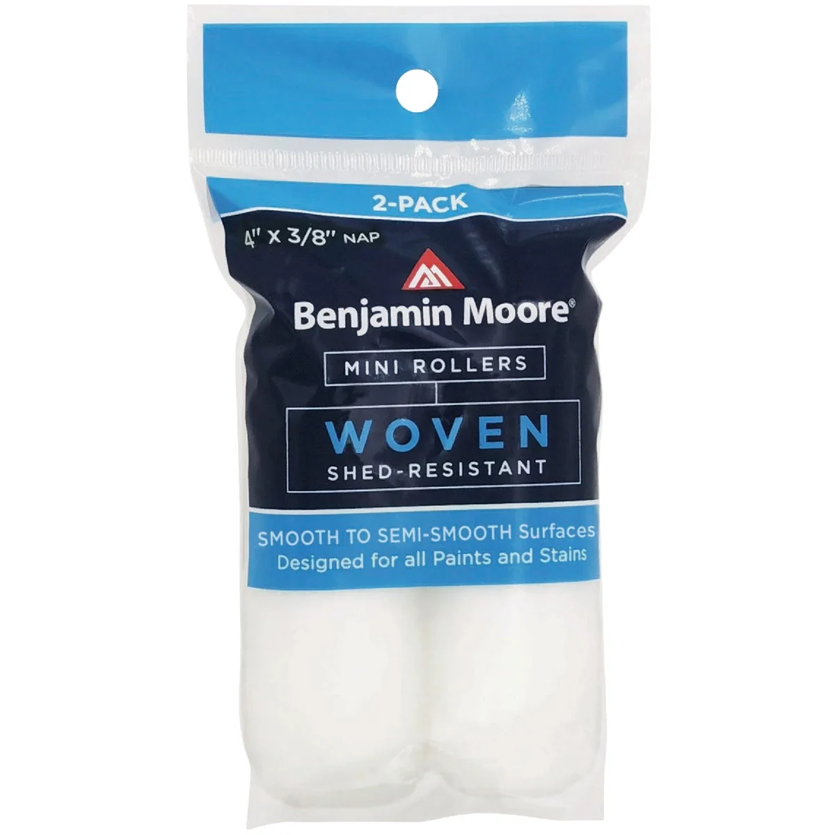 Functional Benjamin Moore 4 In. x 3 8 In. Woven Mini Cover 2-Pack Detailed