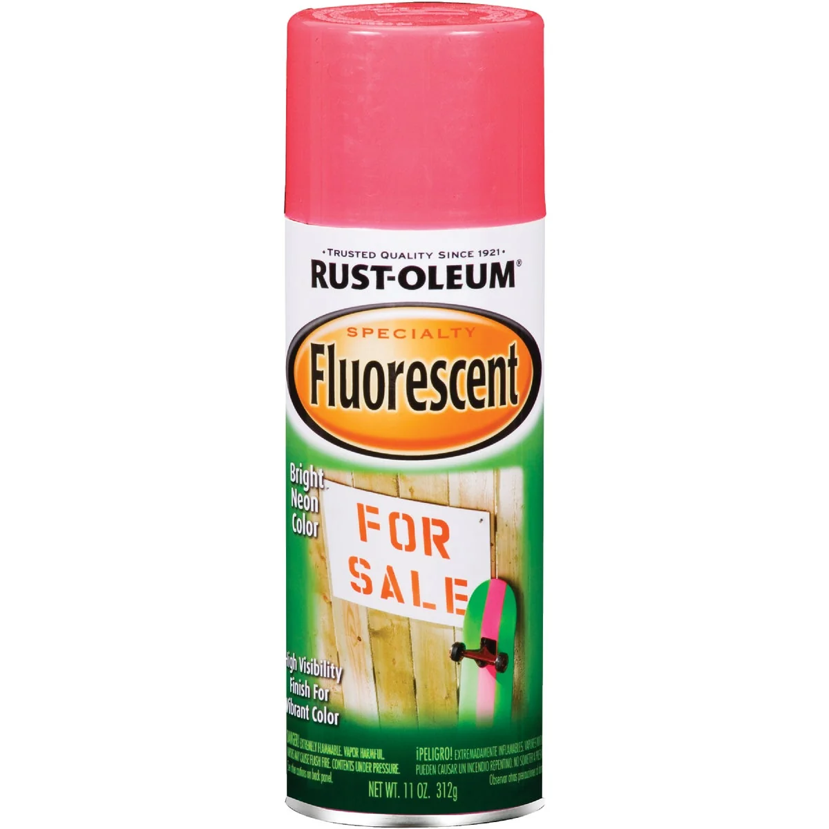 High-End Rust-Oleum Fluorescent 11 Oz. Gloss Spray Paint Fluorescent Pink Exclusive