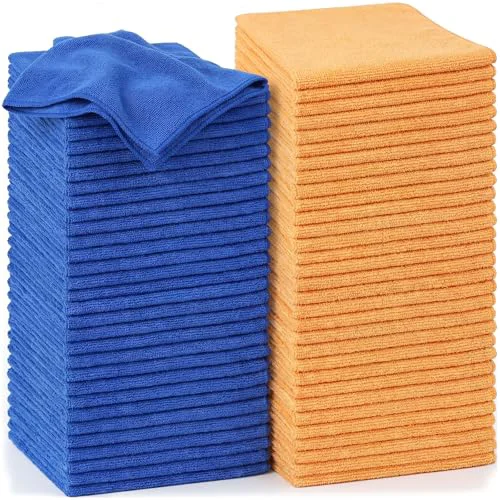 Carefully Designed Car Microfiber Clean Cloths 60 Count Pure