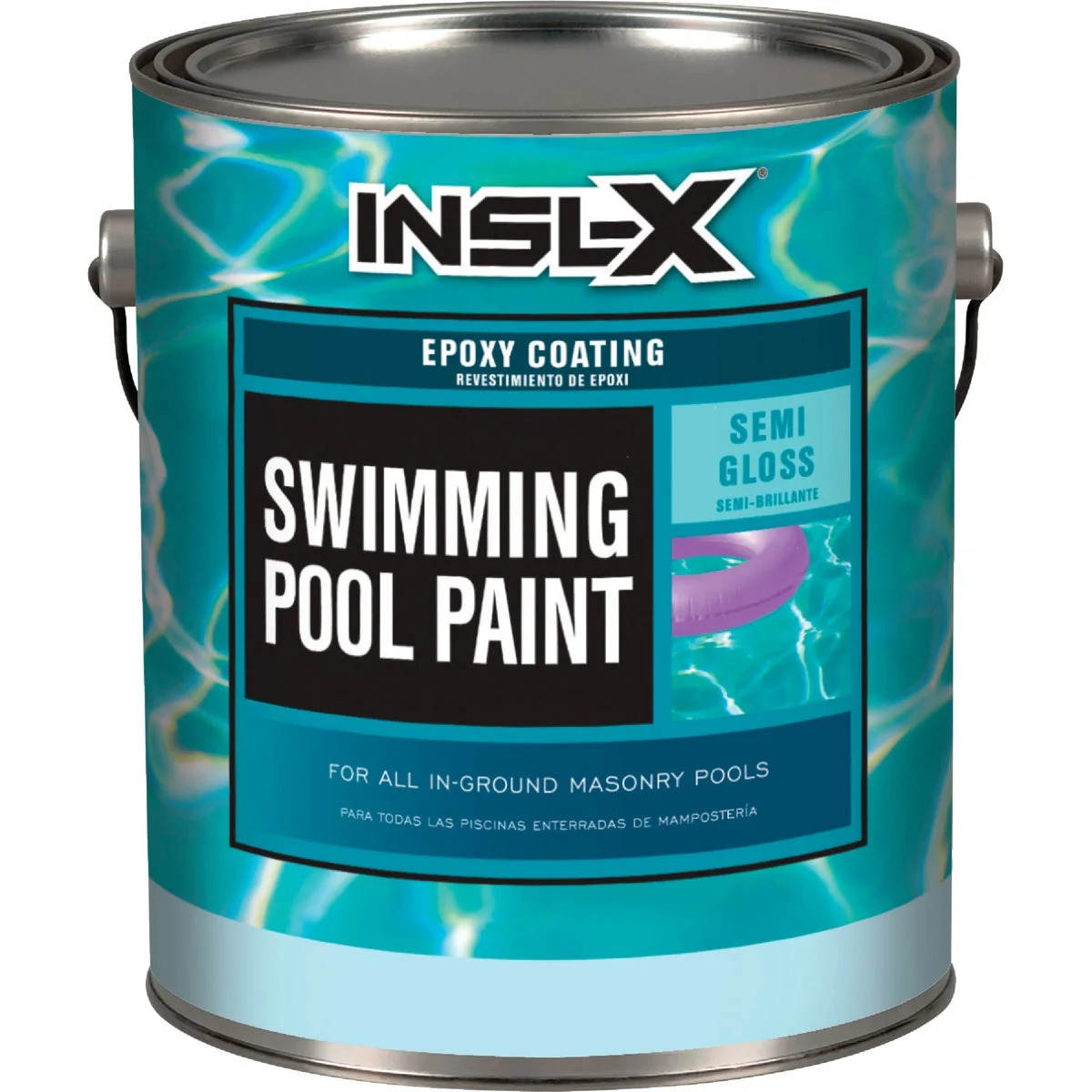 Refined Insl-X White Semi-Gloss 2-Part Epoxy Pool Paint Elite