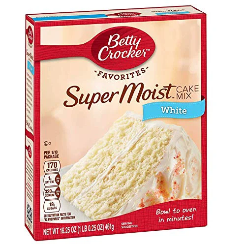 World-Class Super Moist Cake Mix White 65 Ounce Crafted