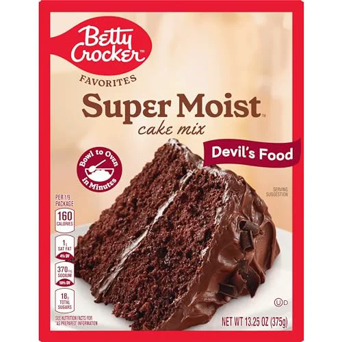 Environmentally Friendly Cake Mix Super Moist Devil's Food 159 Ounce Minimalist