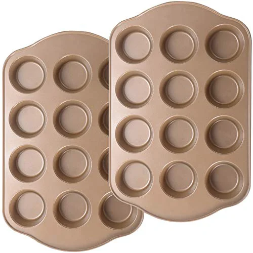 Exclusive 2 Pack Nonstick Muffin Pan Set 2 Count Responsible