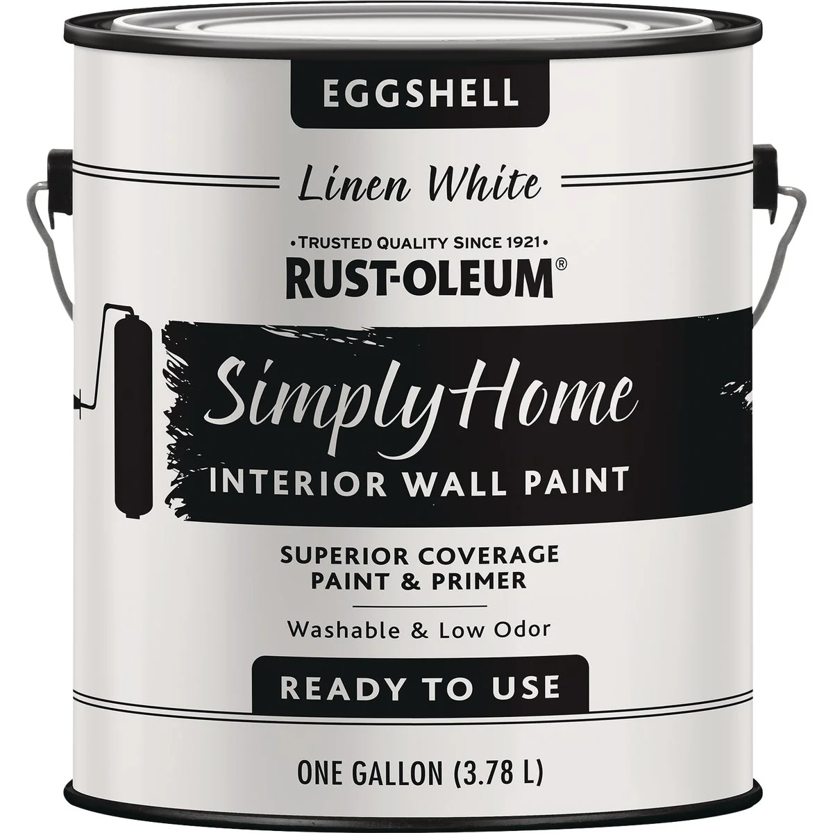 Secure Simply Home Eggshell Linen White Interior Wall Paint Gallon First-Class