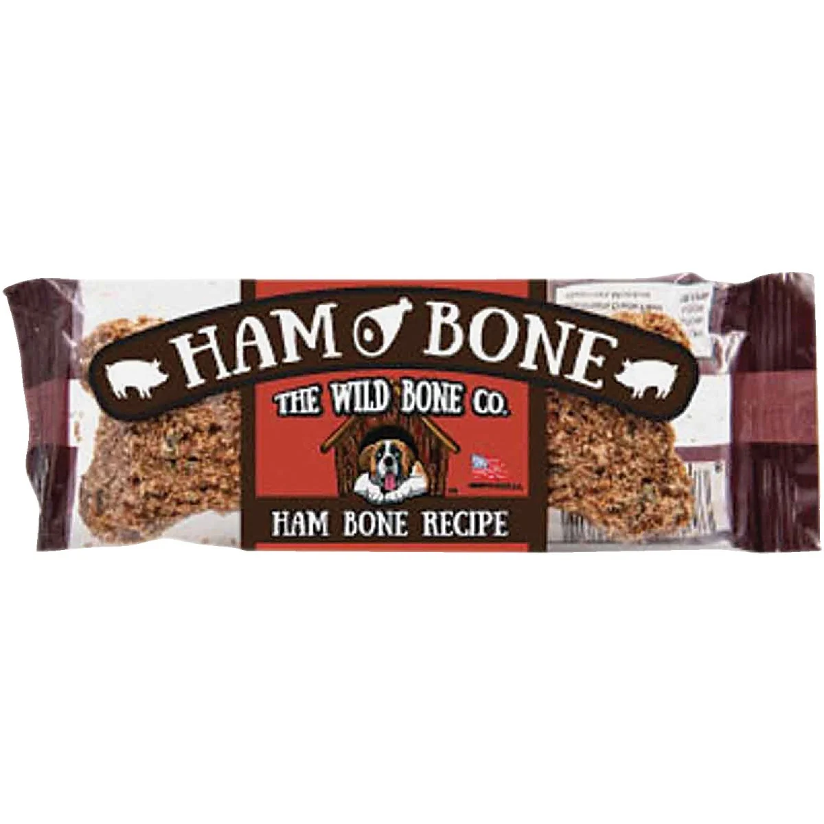 Fast The Wild Bone Company Ham Bone Dog Treat Certified