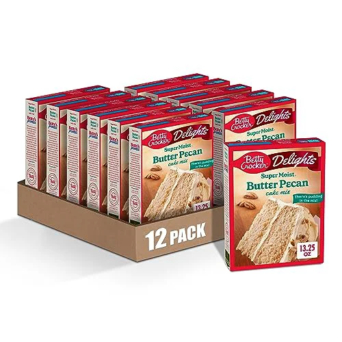 Certified Delights Super Moist Butter Pecan Cake Mix 159 Ounce Professional