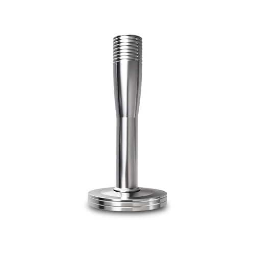 Durable Coffee Tamper Press Chromed Verified