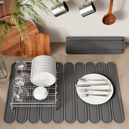 Effective Stone Dish Drying Mat for Kitchen Counter Eco-Friendly