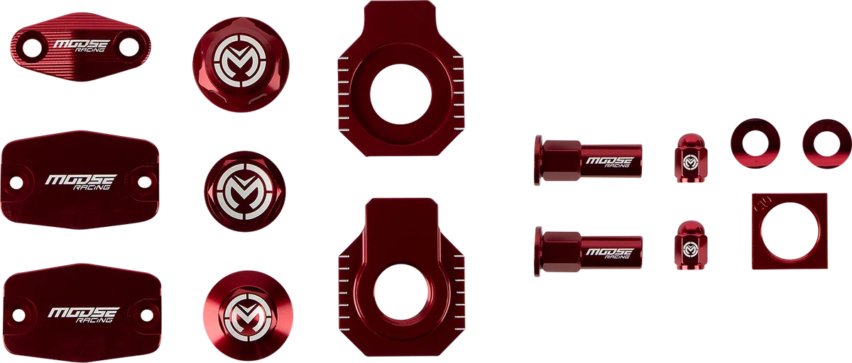 Versatile MOOSE RACING Bling Pack - Gas Gas - Red M57-5026R Detailed
