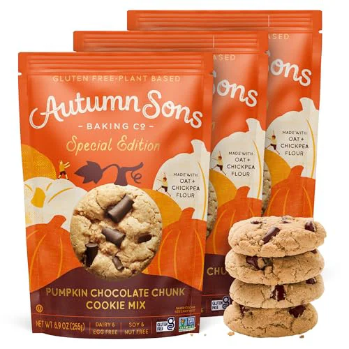 Clean Autumn Sons Gluten Pumpkin Chocolate Cookie Mix 26.7 Ounce Classic
