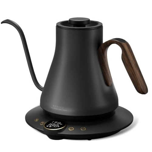Breathable Gooseneck Electric Kettle with Precise ±1℉ Temperature Control Detailed