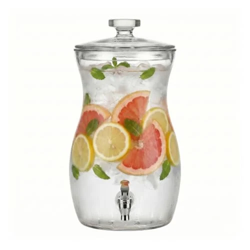 Versatile Glass Beverage Dispenser Organic