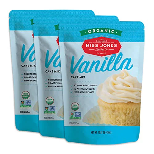 Efficient Organic Yellow Cake and Cupcake Mix 47.61 Ounce