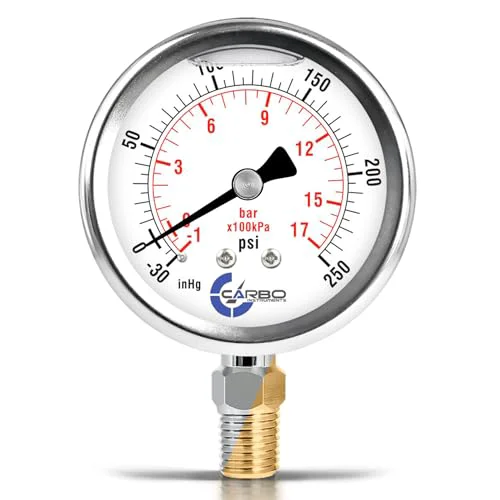 Efficient Compound Pressure Gauge Smooth