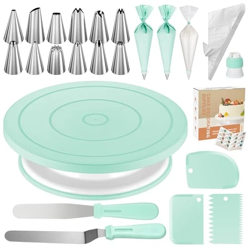 User-Friendly 71 Cake Decorating Kit Baking Supplies Tools for Beginners Pros 71 Count Authentic