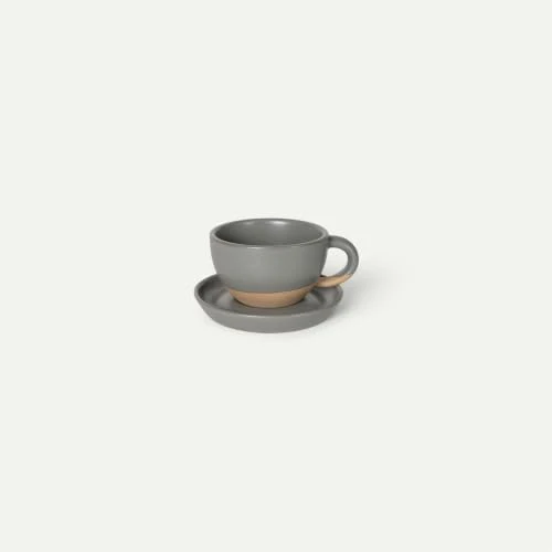 Prestigious Mora Ceramic Latte Art Mug With Saucer 22 Count Practical