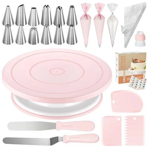Eco-Friendly 71 Cake Decorating Kit Baking Supplies Tools for Beginners Pros 71 Count Prestigious
