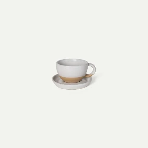 Flexible Mora Ceramic Latte Art Mug With Saucer 22 Count Easy-to-Use