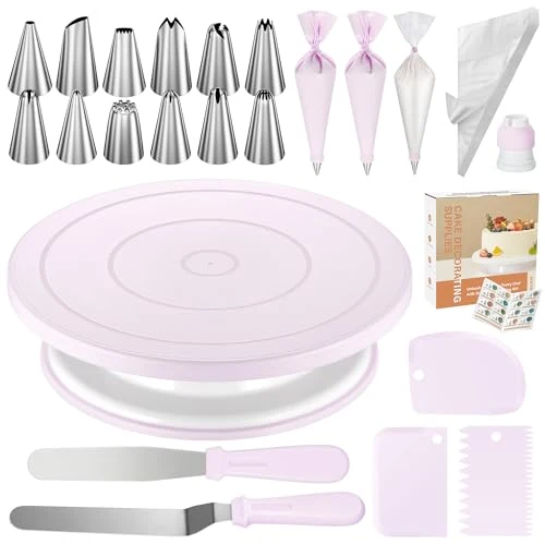 Smooth 71 Cake Decorating Kit Baking Supplies Tools for Beginners Pros 71 Count Sustainable