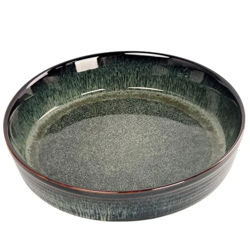 Traditional Ceramic Pie Pan Quiche Baking Dish Easy-to-Use