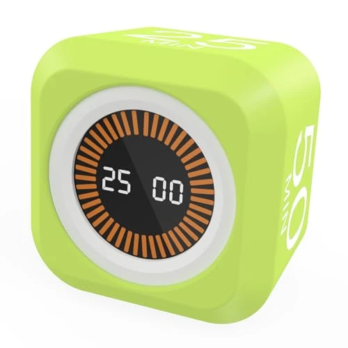 Exclusive Rotating Cube Visual Countdown Timer 5 Environmentally Friendly