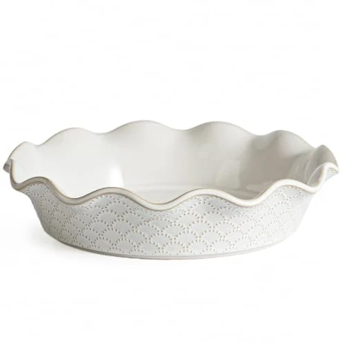 Outstanding Ceramic Deep Pie Pan for Baking Smooth