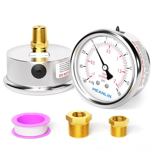 Artisan 30inHG 30Psi Stainless Steel 1 Sophisticated