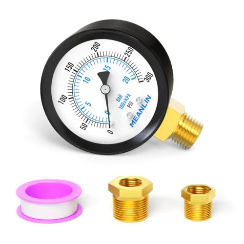 Crafted 0 300Psi Well Pump Pressure Gauge Pure