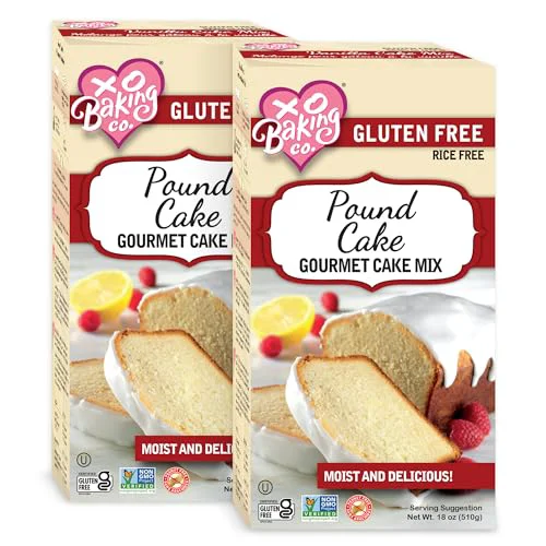 Professional Gluten Pound Cake Gourmet Cake Mix Non 36 Ounce Breathable