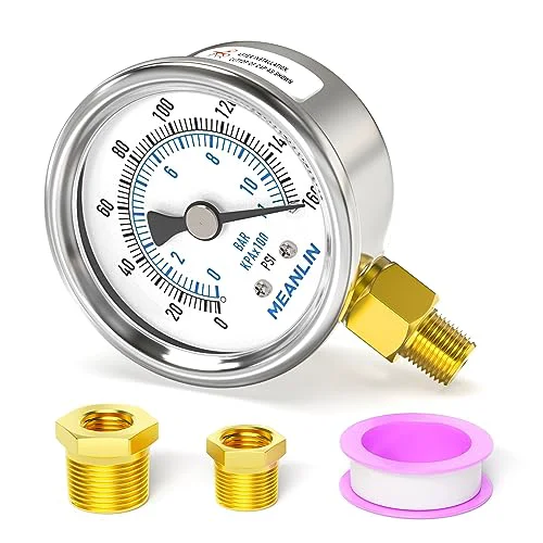 Specialty 0 160Psi Dry Pressure Gauge Stainless Steel 1 Convenient