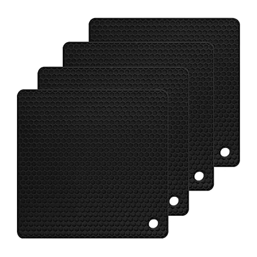 Next-Generation Silicone Trivets Mats Relaxed
