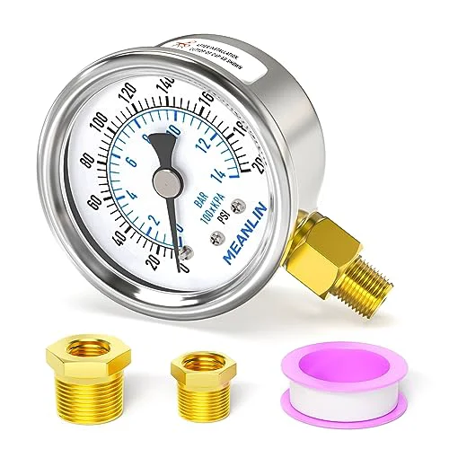 Versatile 0 200Psi Dry Pressure Gauge Stainless Steel 1 Responsible
