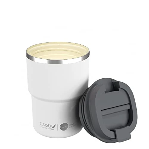 Top-Quality Travel Mug Ceramic Coated Stainless Steel Insulated with Leak and Spill Proof Lid Reusable