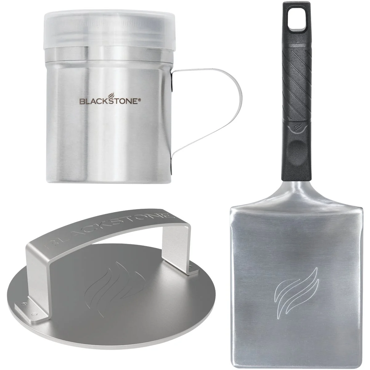 Detailed Blackstone Press Sear Burger Kit 3-Piece Tool Set Comfortable