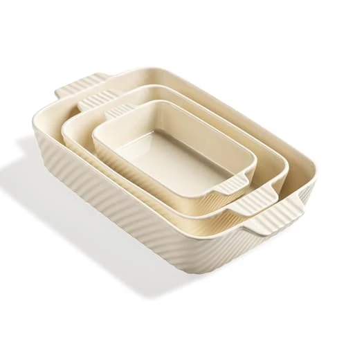 Elegant Sweejar Ceramic Baking Dish Set Convenient