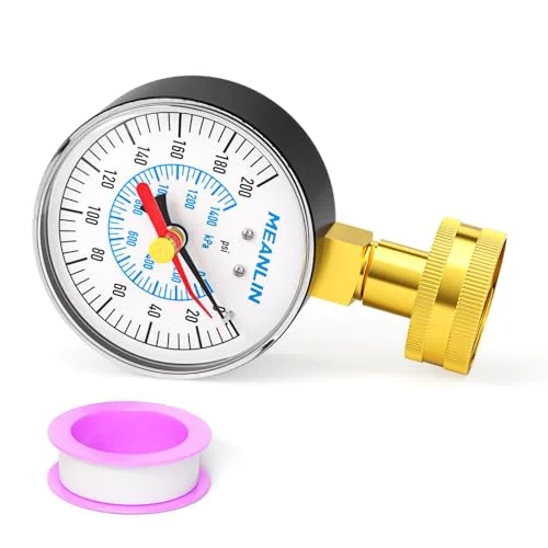 Certified 0 200Psi 3 4 Female Water Pressure Test Gauge Pure