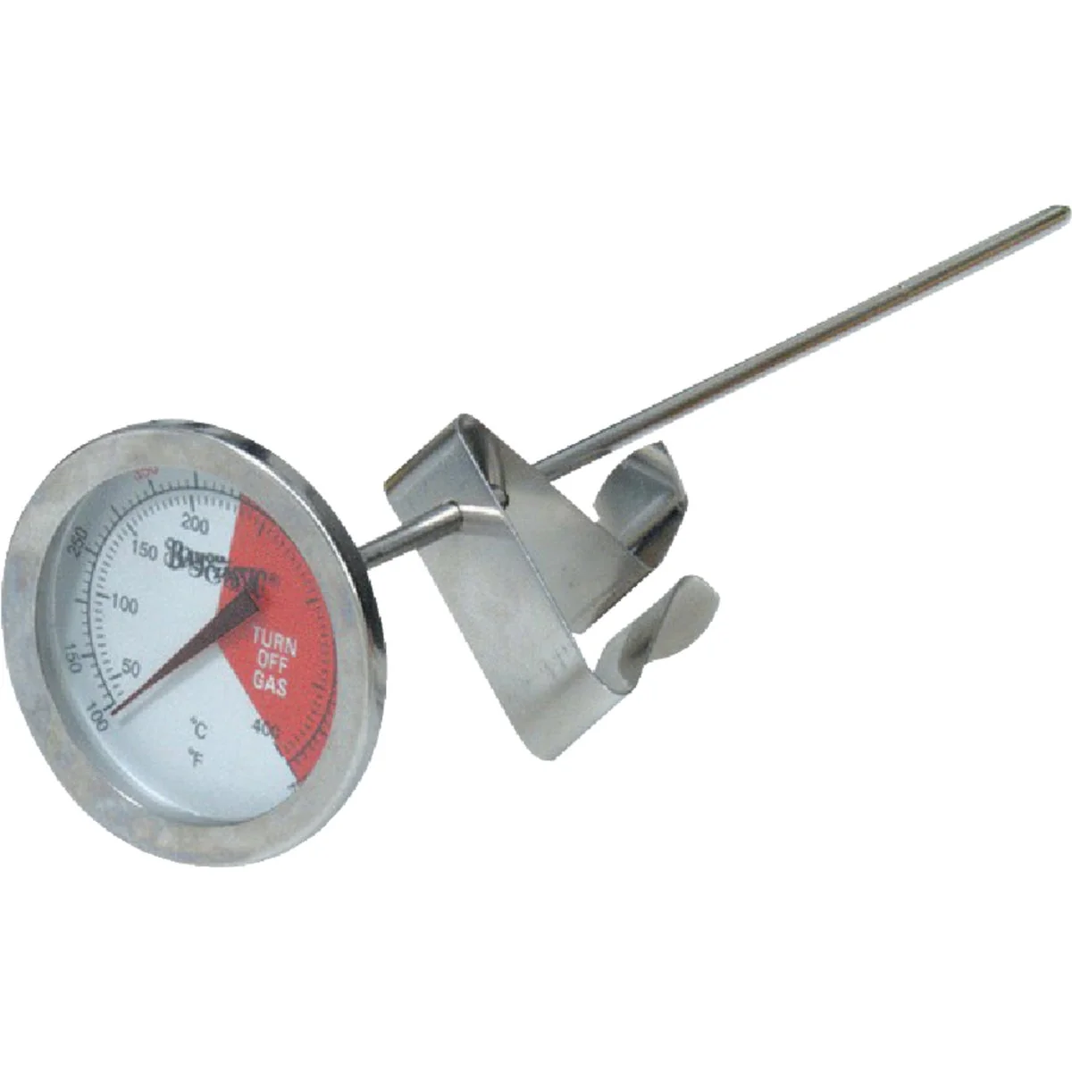 Easy-to-Use Bayou Classic Analog 5 In. Stainless Steel Thermometer Elite