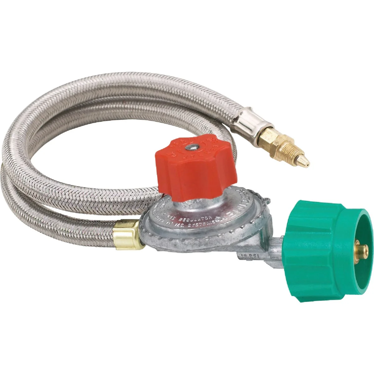Environmentally Friendly Bayou Classic 36 In. Stainless Steel Low Pressure LP Hose Adjustable Regulator Trendy