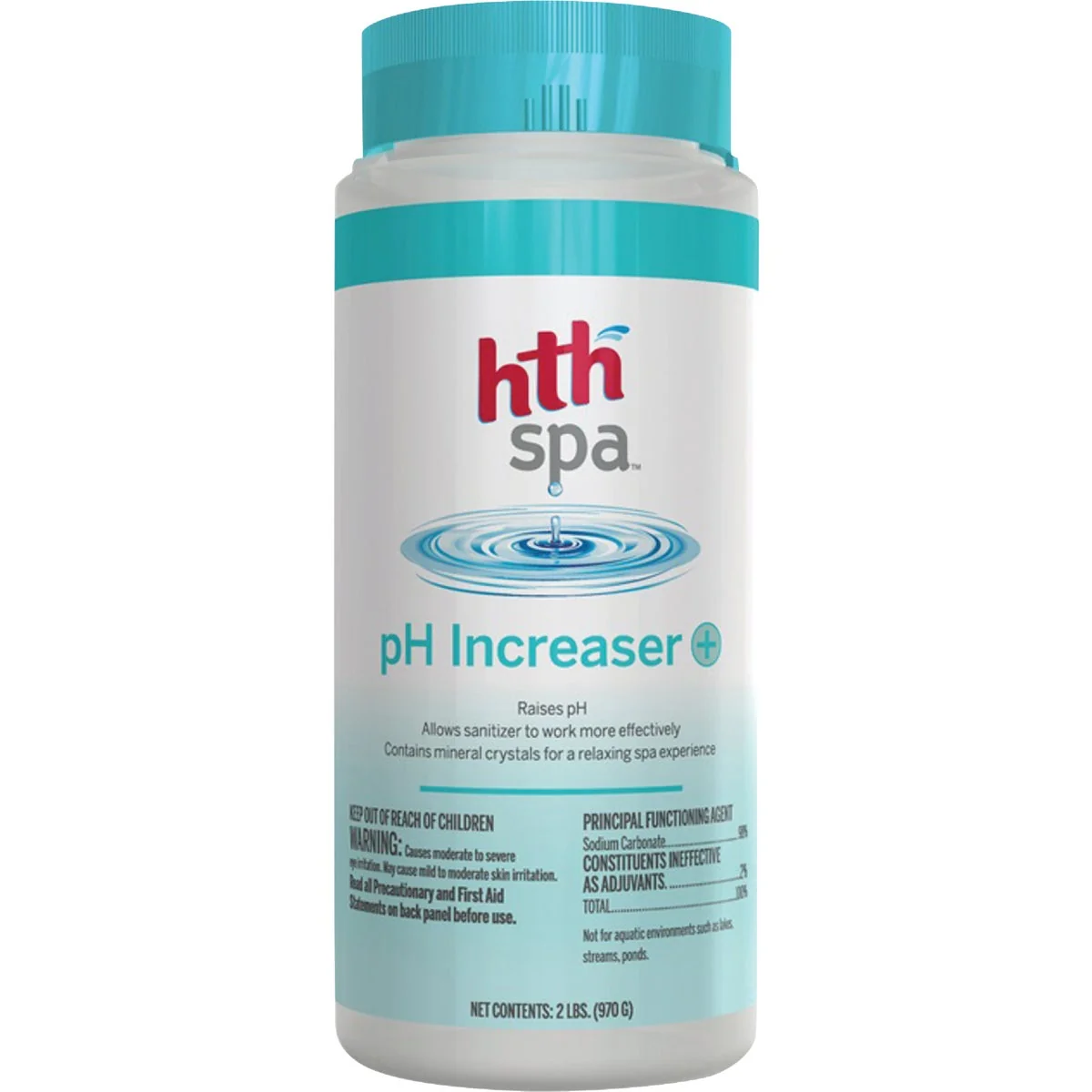 Powerful HTH Spa 2 Lb. pH Balancer Increaser Crystal Healthy